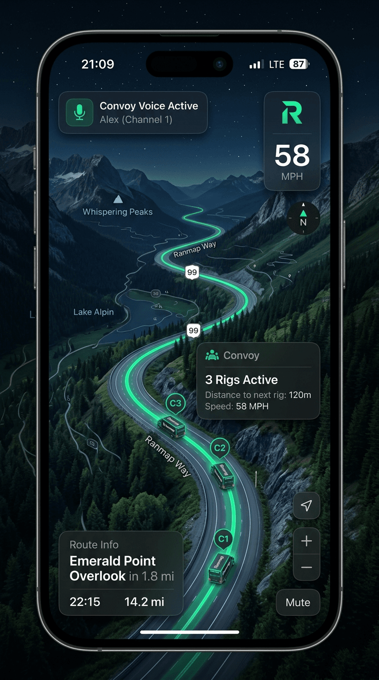 Ranmap Live 3D Convoy Navigation